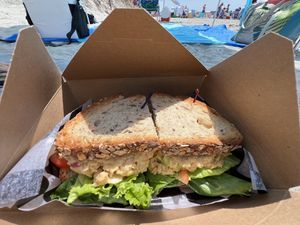 Chickpea salad  at Root in Newport