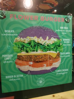 Flower burger at Flower Burger in Bari