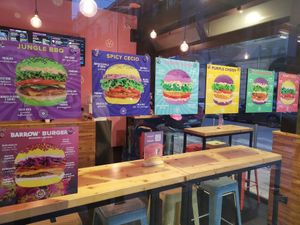 Burger options at Flower Burger in Bari