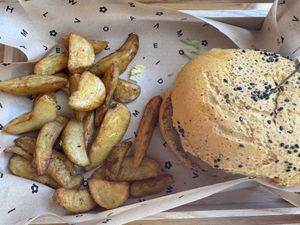 Funny Crispy burger  at Flower Burger in Bari