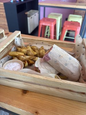 Crispy roll menu   at Flower Burger in Bari