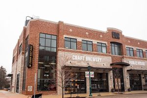 Outside at Four Day Ray Brewing in Fishers