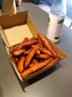 Kumara fries at Lord of the Fries in Wellington