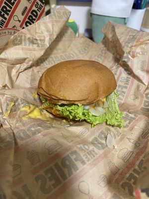 Mini original burger  at Lord of the Fries in Wellington