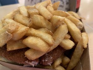 Chikn & fries   at Lord of the Fries in Wellington