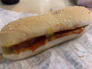 Hot dog   at Lord of the Fries in Wellington