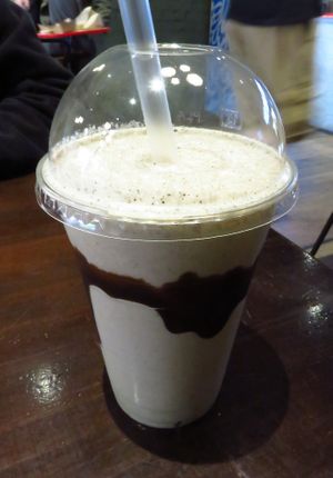 Ice cream shake at Lord of the Fries in Wellington