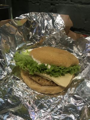 Fish burger at Lord of the Fries in Wellington