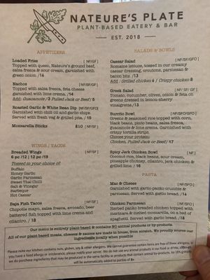   at Nateure's Plate in Peterborough