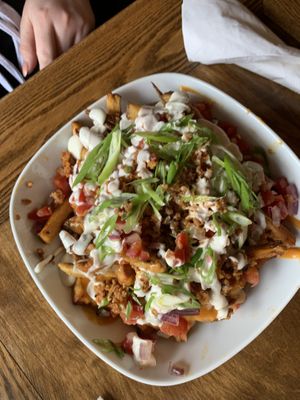 Loaded French Fries at Nateure's Plate in Peterborough