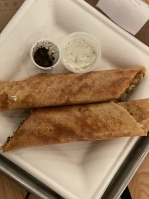 65 Dosa Wrap at Art of Dosa in Chicago