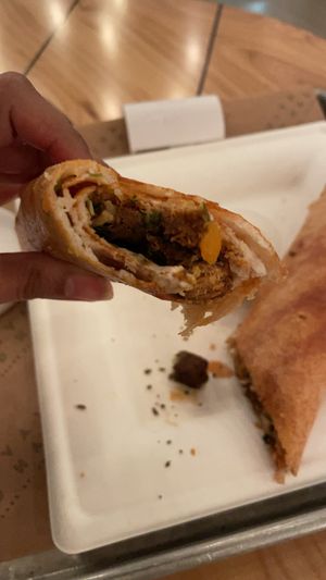 Omg that filling though  at Art of Dosa in Chicago