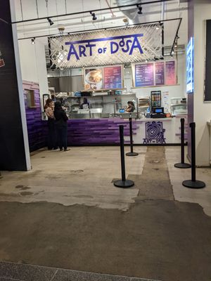Art of Dosa stall at revival food hall at Art of Dosa in Chicago