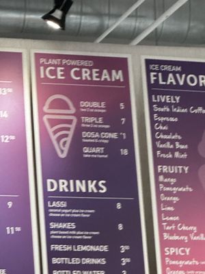 They even have ice cream!!!   at Art of Dosa in Chicago