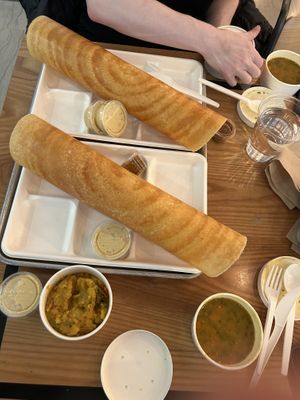Masala dosa  at Art of Dosa in Chicago