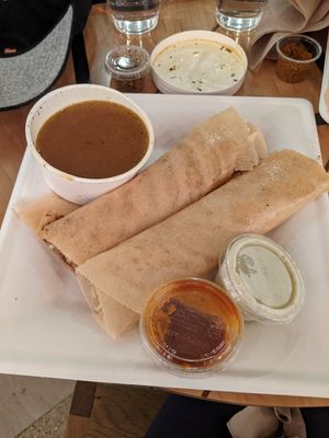 Chole Dosa Wrap at Art of Dosa in Chicago