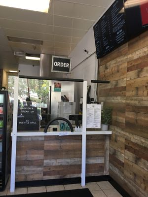 Order area with menus at Gentle Grill in Temecula