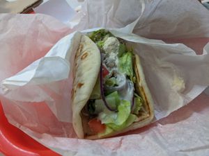 Gyro sandwich at Gentle Grill in Temecula