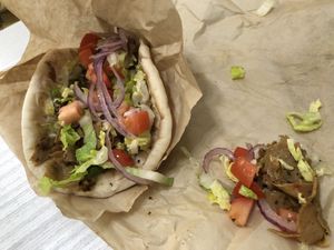 My friend enjoyed their Gyros as well.  Very filling and tasty.   at Gentle Grill in Temecula