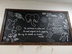 #BeCoolNotCruel👍💚🌱 at Gentle Grill in Temecula