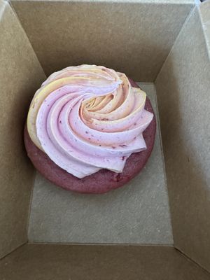 Lemon Berry Cake - delish! #Veganuary at Gentle Grill in Temecula