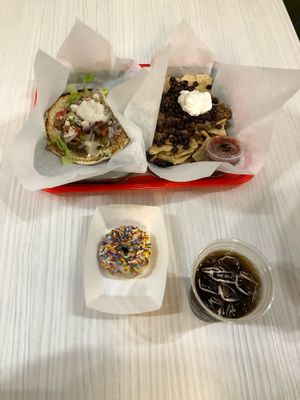 Gyro, Nachos, Soda and Donut at Gentle Grill in Temecula