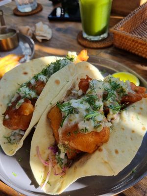 "Fish" Tacos 🌮 at Nourish in Hoi An