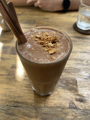 Vegan, Espresso, chocolate smoothie!   at Nourish in Hoi An