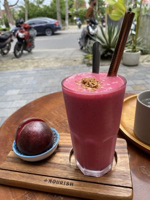 Dragon smoothie  at Nourish in Hoi An