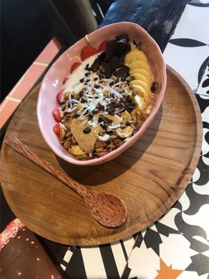 Breakfast granola  at Nourish in Hoi An