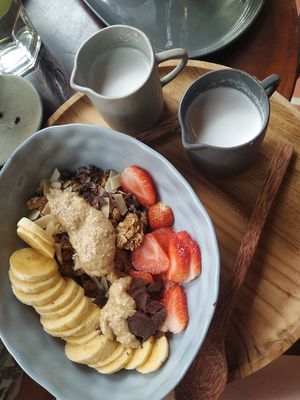 I had granola ( with great spices) with coconut milk and It was soo delicious! I could highly recommend ;). Staff is really friendly. at Nourish in Hoi An