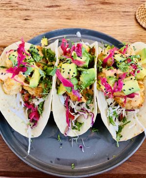 The Cauliflower Tacos are not to be missed!   at Nourish in Hoi An