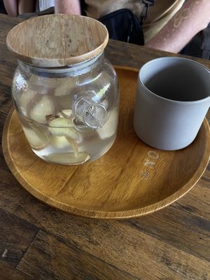 Ginger tea   at Nourish in Hoi An