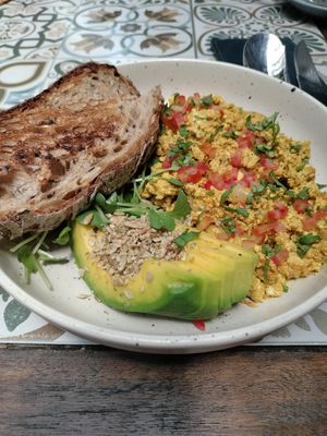 Tofu scramble at Nourish in Hoi An