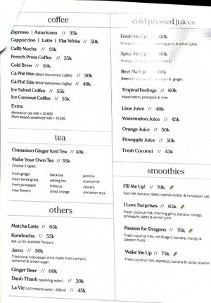 They even have plant-based condensed milk as an alternative. at Nourish in Hoi An