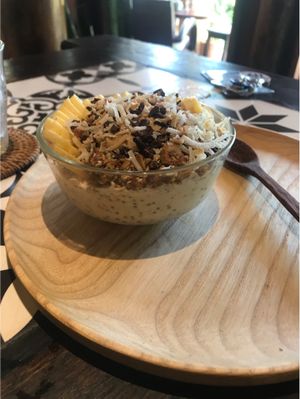 Nutty overnight oats - vegan  at Nourish in Hoi An