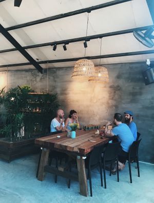 Big table at Nourish in Hoi An