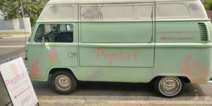 Their food van at Pepita's Artisan Ice Cream in Curl Curl