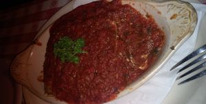 spinach lasagna  at Bobby V's in Kapaa