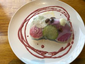 Salad  at Longing House Restaurant in Nagano