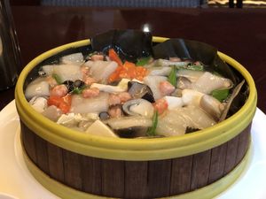 Tofu veggie stewed dish  at Táiwān RénDào SùCài in Shanghai