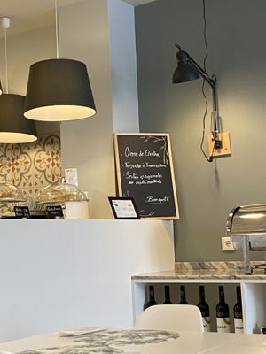 Menu of the day  at Donna Veggie in Guimaraes