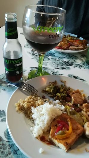 Refeição no Donna Veggie at Donna Veggie in Guimaraes