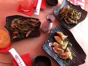 Appetizers at Legumi Sushi Vegan in Lisbon