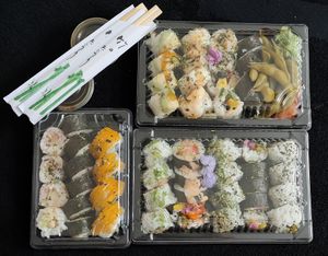 40 pieces at Legumi Sushi Vegan in Lisbon