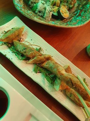 gyoza - very good at Legumi Sushi Vegan in Lisbon