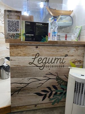 Ordering Counter at Legumi Sushi Vegan in Lisbon