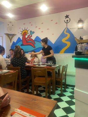 Decor   at Legumi Sushi Vegan in Lisbon