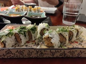 Spicy Jack (it was not spicy) at Legumi Sushi Vegan in Lisbon