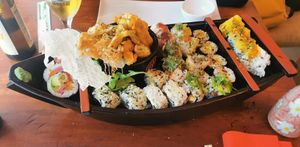 24 combo rolls ship at Legumi Sushi Vegan in Lisbon
